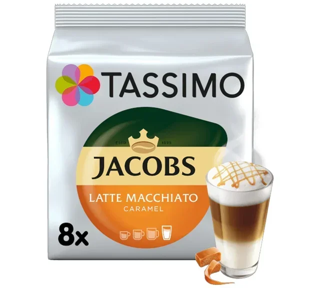 8 κάψουλες Tassimo Jacobs Latte Macchiato Καραμέλα - TASSIMO