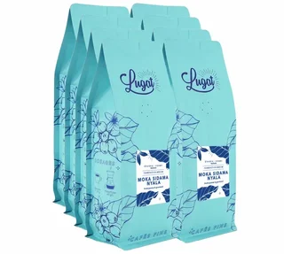 8 Kg Lugat Ethiopia Moka Sidama Nyala Coffee Beans - Professional