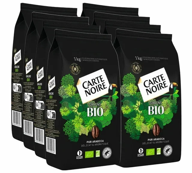 8 kg - Bio-Kaffeebohnen für Profis - CARTE NOIRE