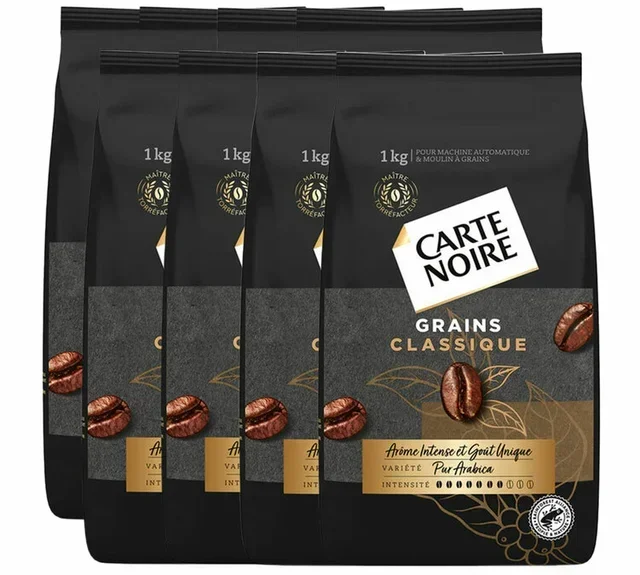 8 kg - Profi-Kaffee ganze Bohne Klassisch Reine Arabica - CARTE NOIRE