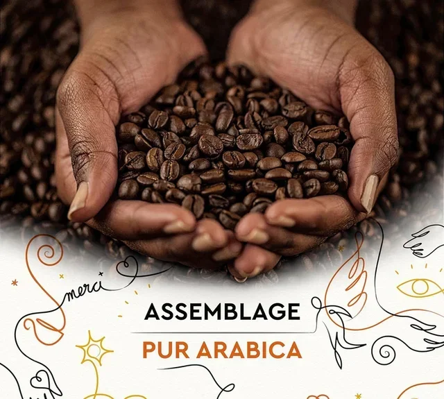 8 kg - Café em grão profissional - Grãos Solidários CARTE NOIRE