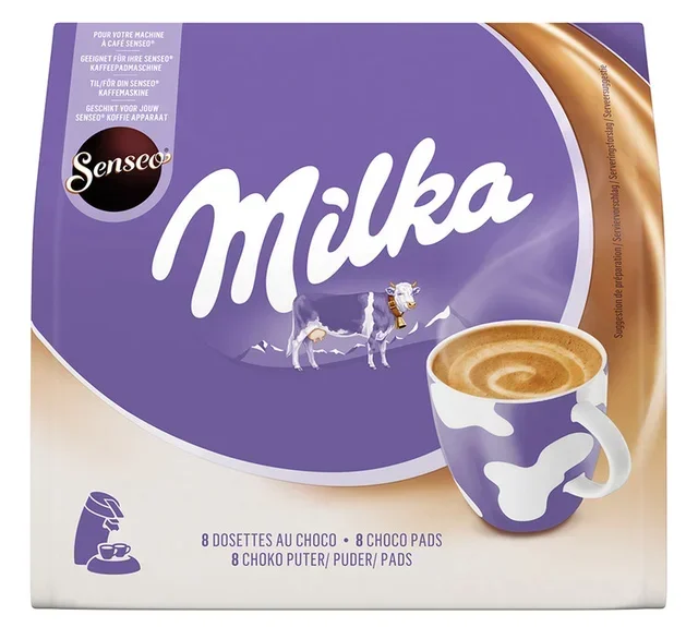 8 Senseo coffee pods compatible with Milka chocolate - Senseo