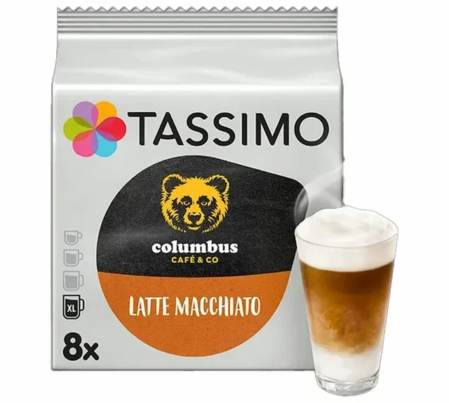 8 капсули Tassimo® Latte macchiato x8 - Columbus