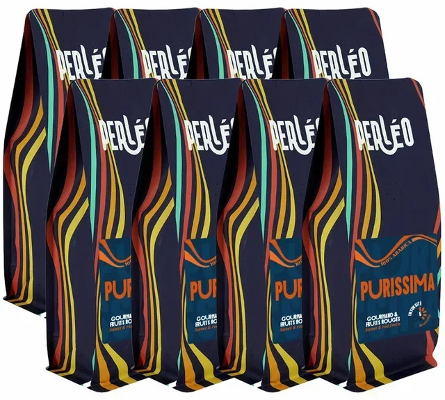 8 x 1 kg - Koffiebonen voor professionals Purissima - Perléo