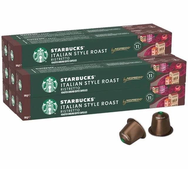 80 kapsułek kompatybilnych z Nespresso* Original Italian Style Roast - STARBUCKS