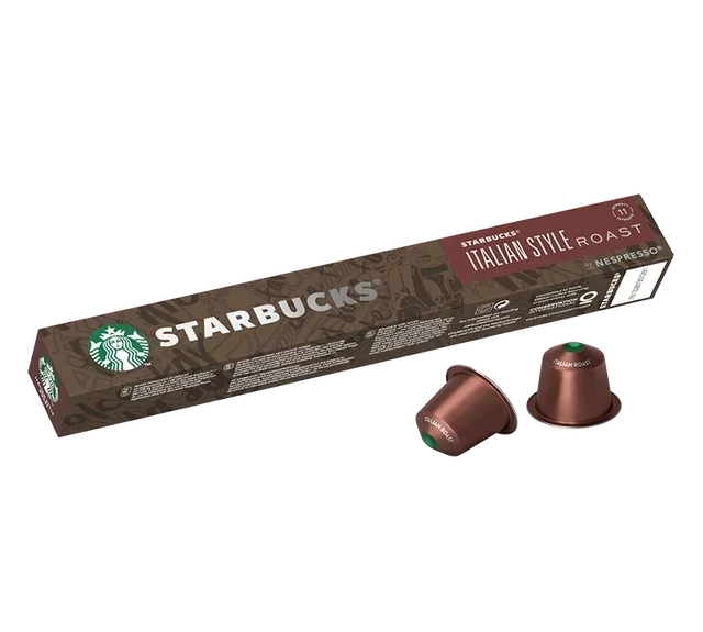 80 kapsułek kompatybilnych z Nespresso* Original Italian Style Roast - STARBUCKS