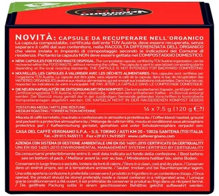 80 kompostierbare Kapseln CAFFE VERGNANO Cremoso für Lavazza A Modo Mio