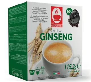 CAFFE BONINI Ginseng kapszula 80 db – Nescafé* Dolce Gusto* kompatibilis