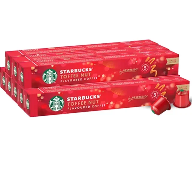80 Capsule Compatibili Nespresso* Original Toffee Nut - STARBUCKS