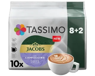 8+2 Tassimo Jacobs Cappuccino Choco Pods - TASSIMO