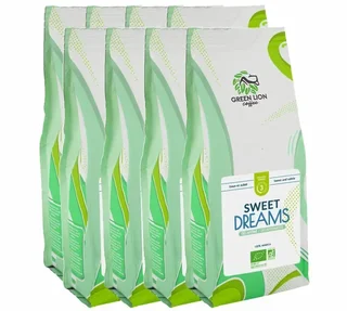 8kg Sweet Dreams Organic Decaf Whole Bean Coffee - GREEN LION COFFEE