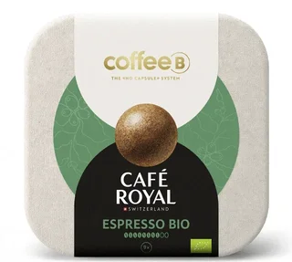 9 Organic Espresso Coffee Balls for CoffeeB Machine - CAFÉ ROYAL