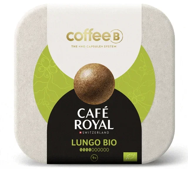 9 Organic Lungo Coffee Balls Compatible CoffeeB - CAFÉ ROYAL