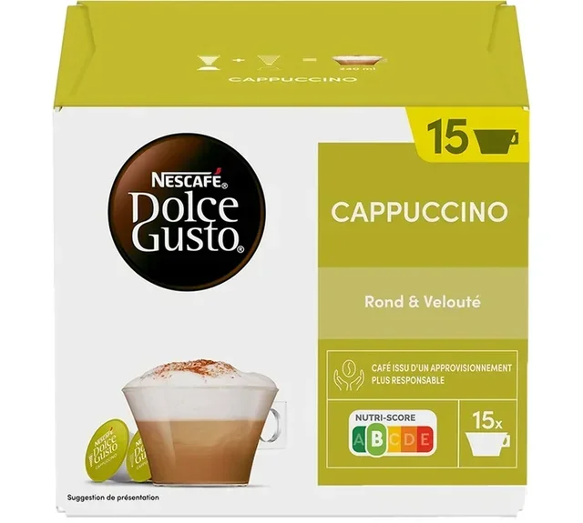 90 capsules Cappuccino - Nescafé* DOLCE GUSTO*