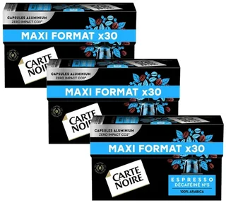 90 capsule compatibili Nespresso* Original Espresso Decaffeinato - CARTE NOIRE