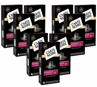 90 capsule compatibili con Nespresso* Original Espresso Intenso n°9 - CARTE NOIRE