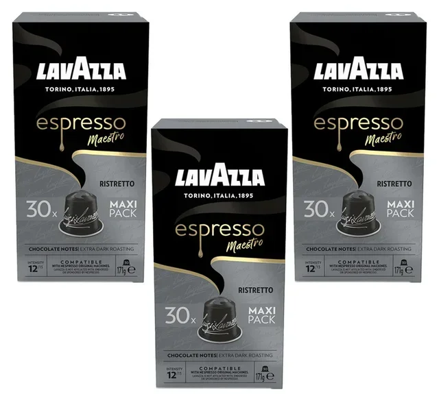90 capsule compatibili con Nespresso* Original Ristretto per professionisti - LAVAZZA