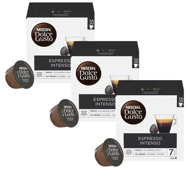 90 capsules Espresso Intenso - Nescafé DOLCE GUSTO