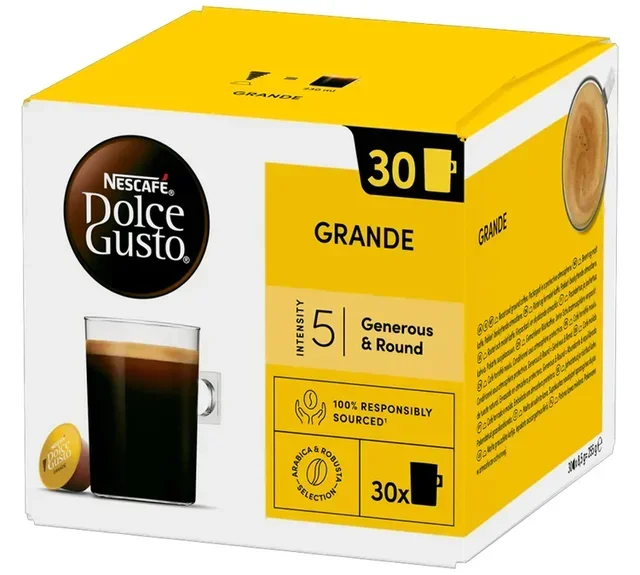 90 капсула Grande - Nescafé* DOLCE GUSTO*