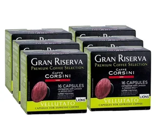 96 компатибилних капсула A Modo Mio® Gran Riserva Vellutato - Corsini