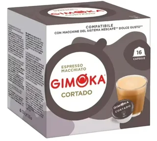 96 capsules compatible with Nescafé* Dolce Gusto* Espresso Cortado - GIMOKA