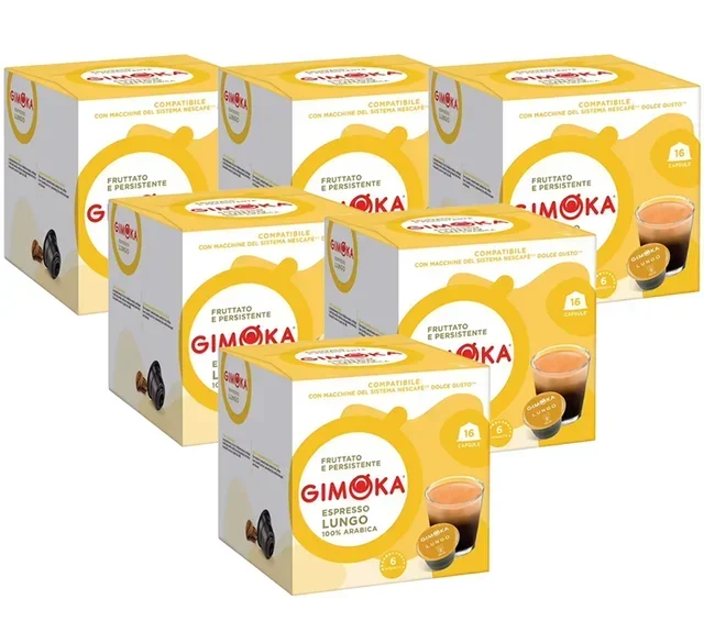 GIMOKA 96 kapszula Nescafé* Dolce Gusto* Lungo kompatibilitás