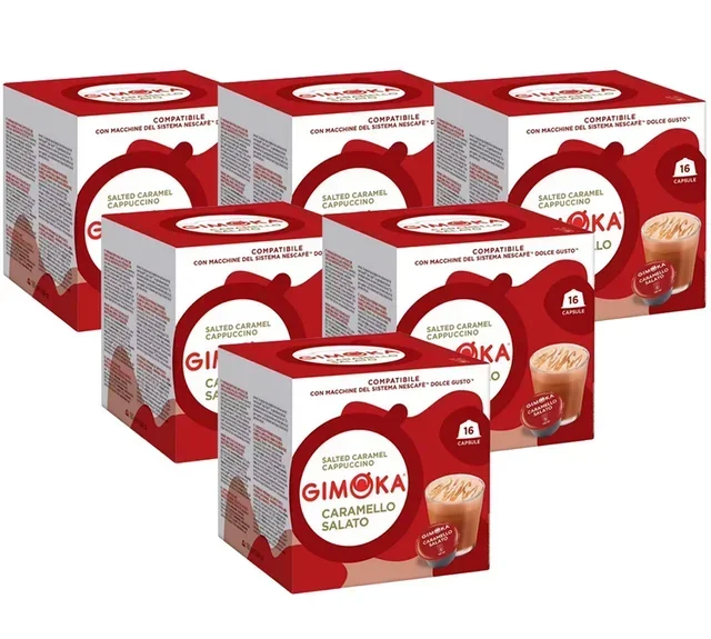96 db GIMOKA kapszula Nescafé* Dolce Gusto* kompatibilis Sós Karamell ízben