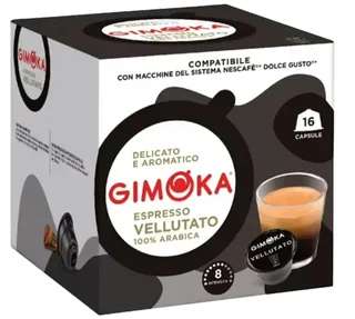 96 Cápsulas Compatibles con Nescafé* Dolce Gusto* Vellutato - GIMOKA