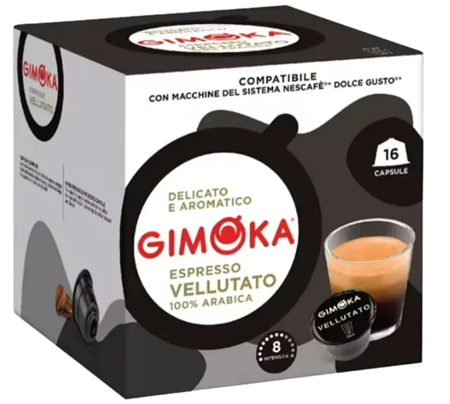 96 Nescafé* Dolce Gusto* Compatible Capsules Vellutato - GIMOKA