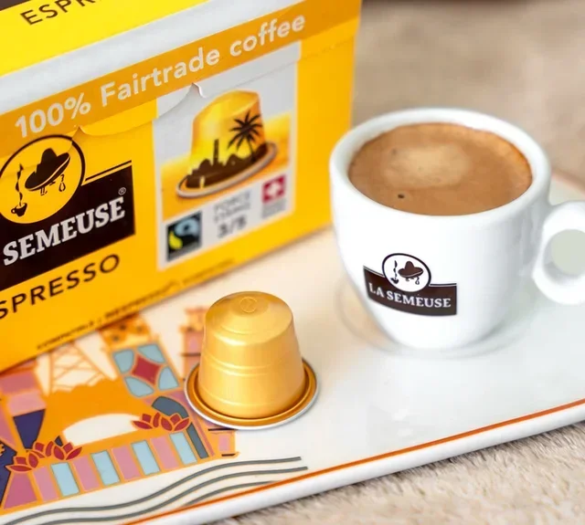 99 capsules LA SEMEUSE compatibles Nespresso* Original Espresso Fairtrade
