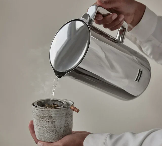 AARKE Edelstahl-Wasserkocher AAA1240 mit Temperatureinstellung