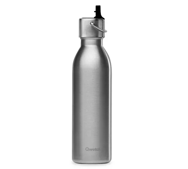 Active Insulated Bottle Brushed Stainless Sport Cap 60cl - QWETCH