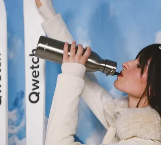 Active Insulated Bottle Brushed Stainless Sport Cap 60cl - QWETCH