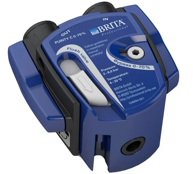 Adjustable bypass filter head 0-70% JG 8 - Brita