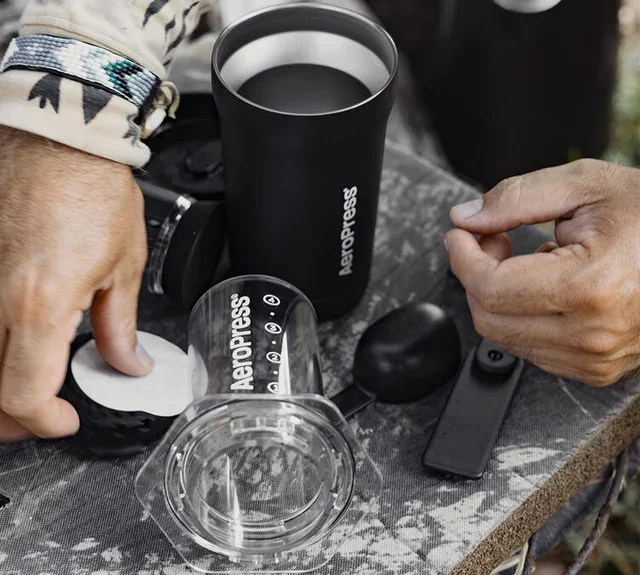 AEROPRESS GO Plus Black Portable Coffee Maker