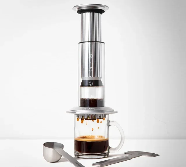 AEROPRESS Premium PR005 Prata - Máquina de café portátil