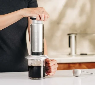 AEROPRESS Premium PR005 Prata - Máquina de café portátil