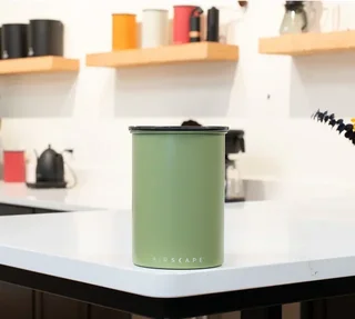 Barattolo AIRSCAPE 500g - Coperchio brevettato sottovuoto - Lichene