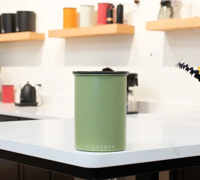 Barattolo AIRSCAPE 500g - Coperchio brevettato sottovuoto - Lichene