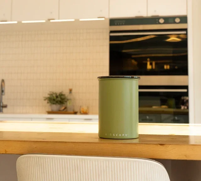 AIRSCAPE Vakuum-Kaffeedose 500g - Patentiertes System - Flechten