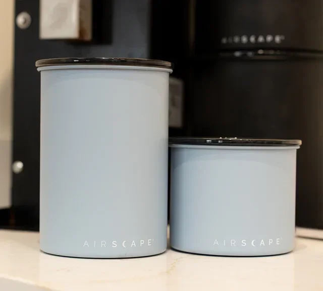 Airscape Airtight Coffee Canister 250g – Fog – Patented Seal