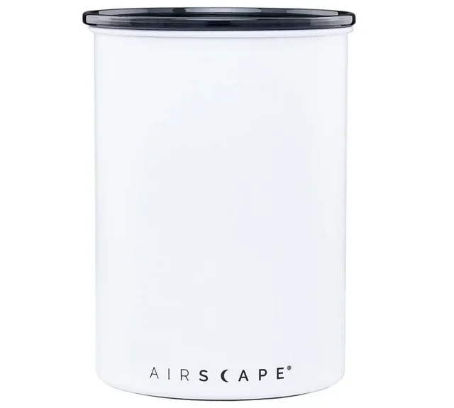 Airscape matt fehér fém tárolódoboz 500 g kapacitással
