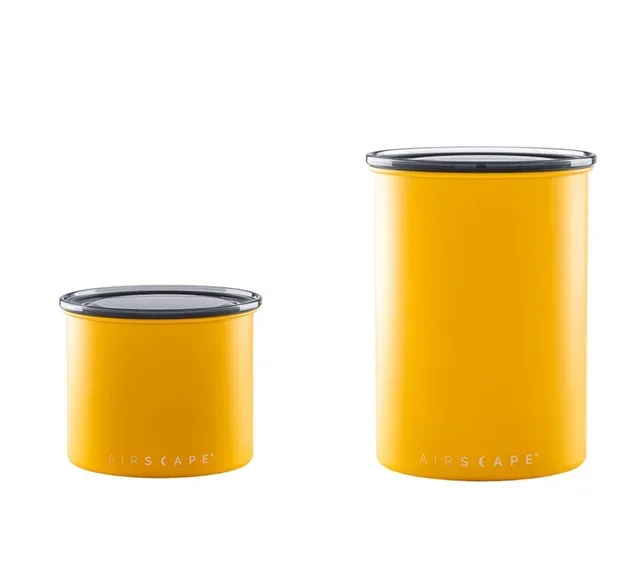 Airscape set kutija za čuvanje žuta mat 250g i 500g