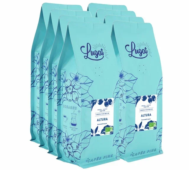 Altura Lugat Organic Coffee Beans 8kg - Professional Grade