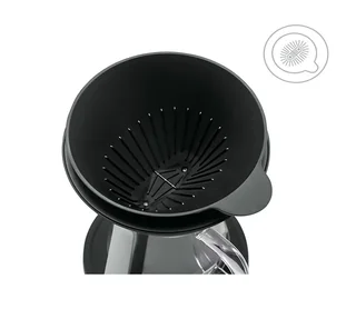 Кафе инфузор AMANO Slow Coffee ръчна филтрация - СРЕБРИСТ - Melitta