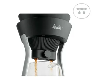 Кафе инфузор AMANO Slow Coffee ръчна филтрация - СРЕБРИСТ - Melitta