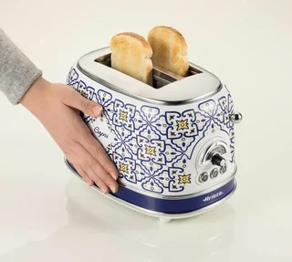 ARIETE Capri Breakfast Bundle: 2-Slice Toaster &amp; 1.7L Kettle
