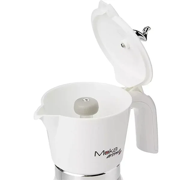 Ariete Moka Aroma Elettrica wit - Elektrisch Italiaans koffiezetapparaat 4 kopjes