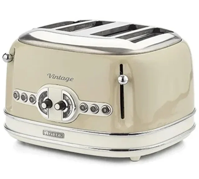 Grille-Pain Vintage 156 4 Fentes Beige - 00C015604AR0 - ARIETE