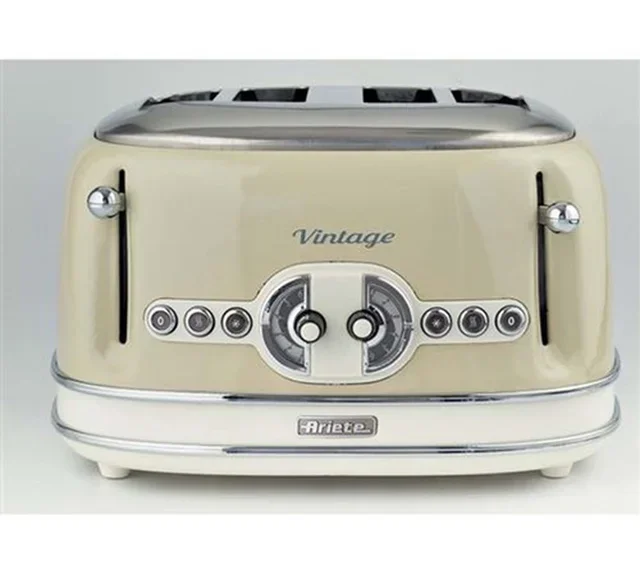 Grille-Pain Vintage 156 4 Fentes Beige - 00C015604AR0 - ARIETE